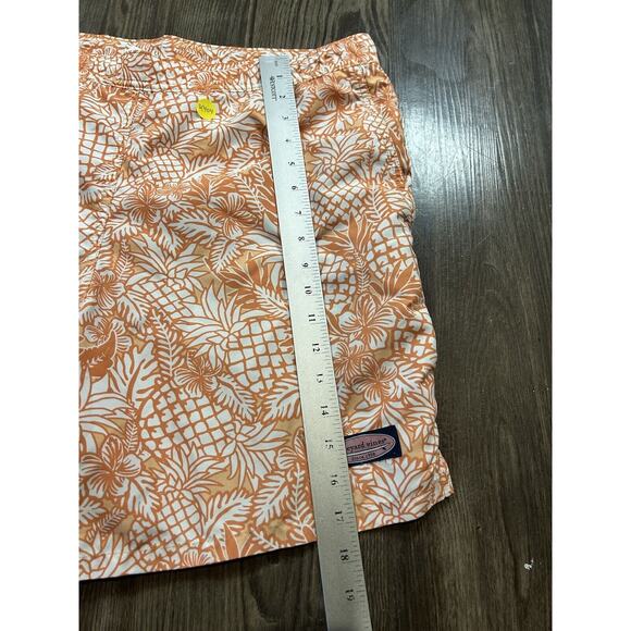 Vineyard Vines Tan and White Swim Trunks - Picture 2 of 6